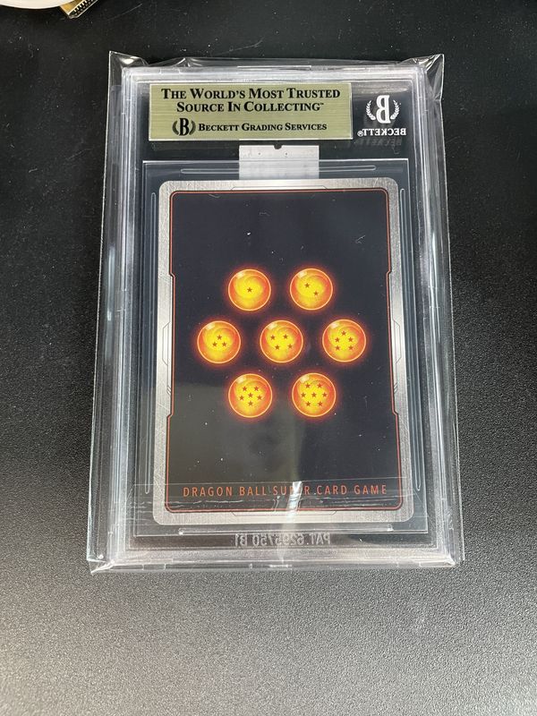 BECKETT 9.5 - 2023 DBS PROMOS #BT20-003 SSG SON GOKU RAPIDFIRE RESPONSE UC 2023 REGIONALS SILVER PRINT [0018114951]