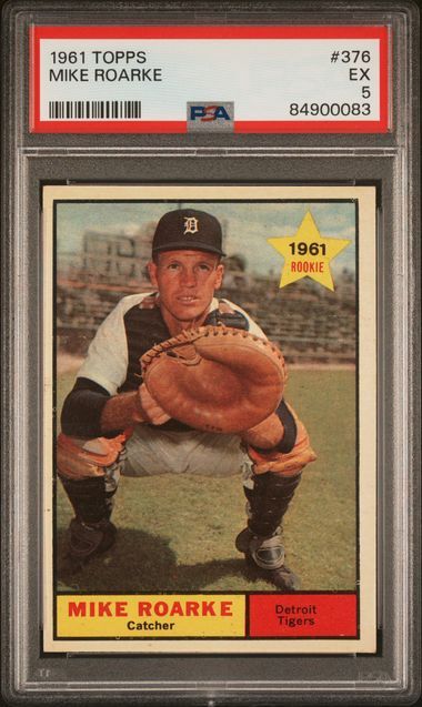 PSA - 5 - 1961 Topps Mike Roarke #376 [84900083]