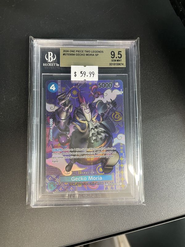 BECKETT 9.5 - 2024 ONE PIECE TWO LEGENDS GECKO MORIA [0018159674]