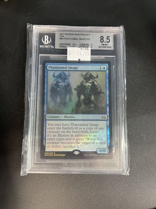 BECKETT 8.5 - 2017 MAGIC: THE GATHERING  MODERN MASTERS PHANTASMAL IMAGE [0015567808]