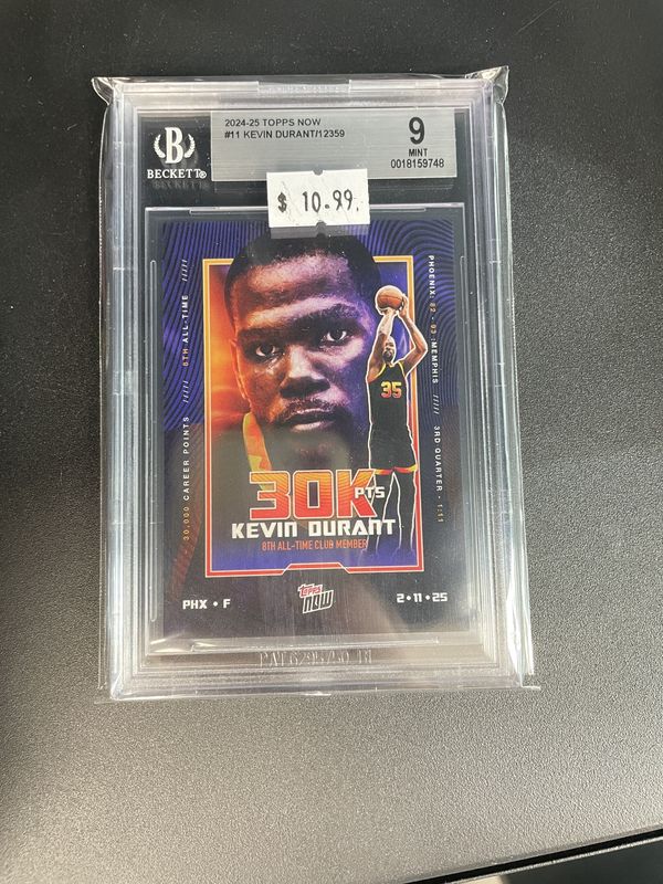 BECKETT 9 - 2024-25 TOPPS NOW KEVIN DURANT [0018159748]