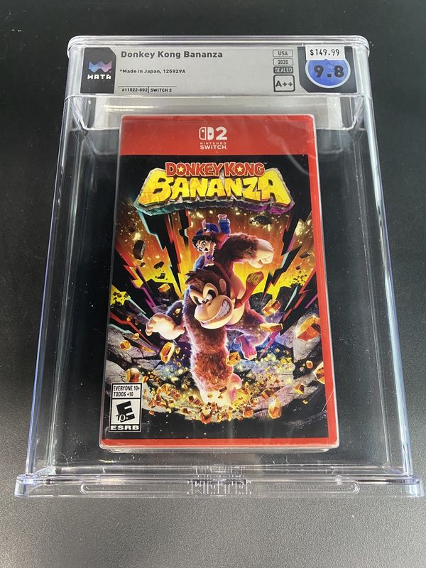 WATA - 9.8 - Donkey Kong Bananza - Switch 2 - Sealed [611522-002]
