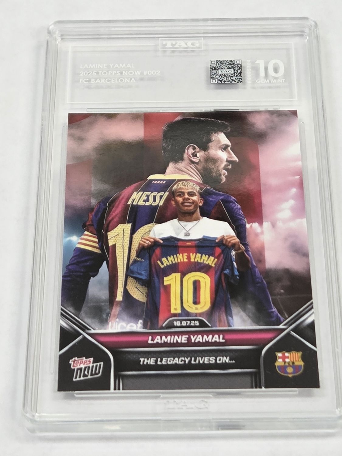 TAG - 10 - 2025 Topps Lamine Yamal Now - FC Barcelona - #2 - [E9995704]