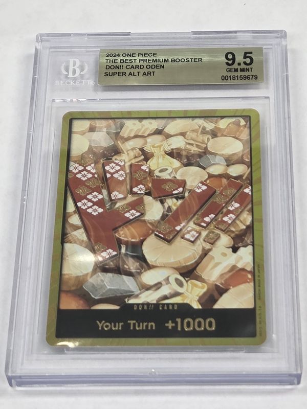 BGS 9.5 - 2024 One Piece - The Best Premium Booster - Don!! Card Oden - Super Alt Art - [0018159679]