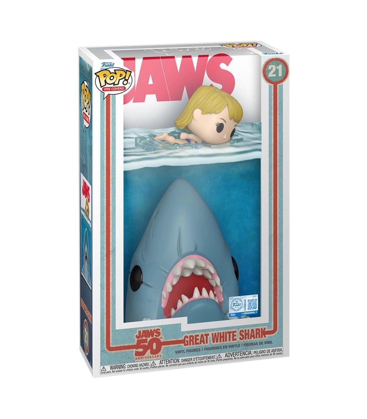 Funko Pop! #21 Great White Shark - Jaws 50th Anniversary