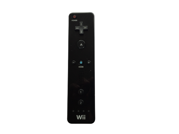 Black Nintendo Wii Remote  - Controller