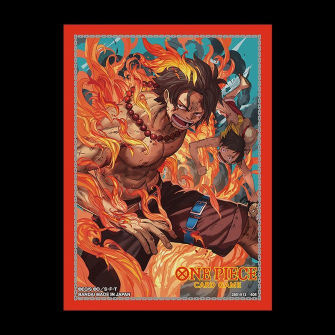 One Piece Card Game Official Sleeves: Vol. 5 (Ace/Bonney), Variant: Ace