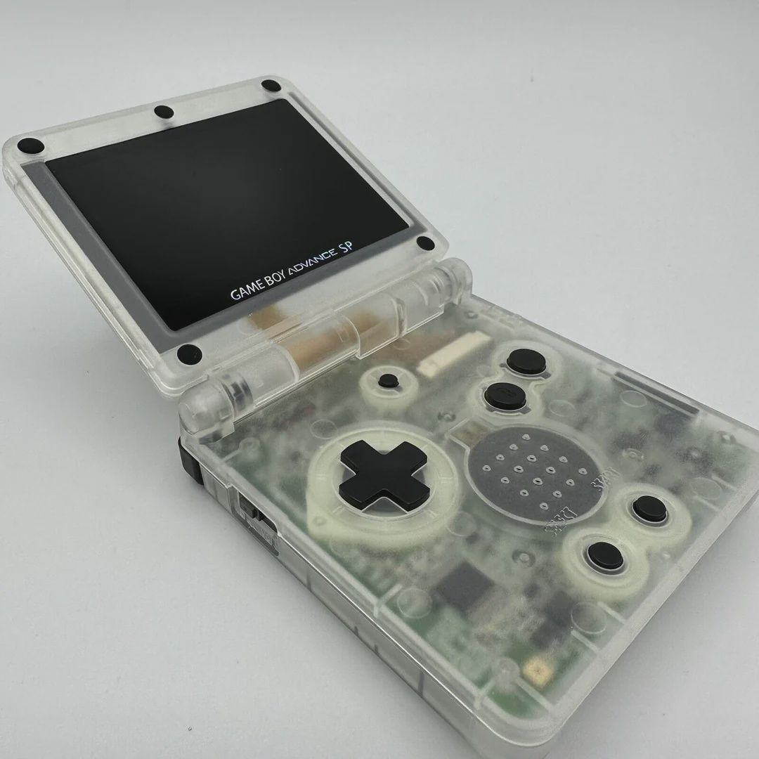 Game Boy Advance SP System | Modded Shell - Translucent / Loose