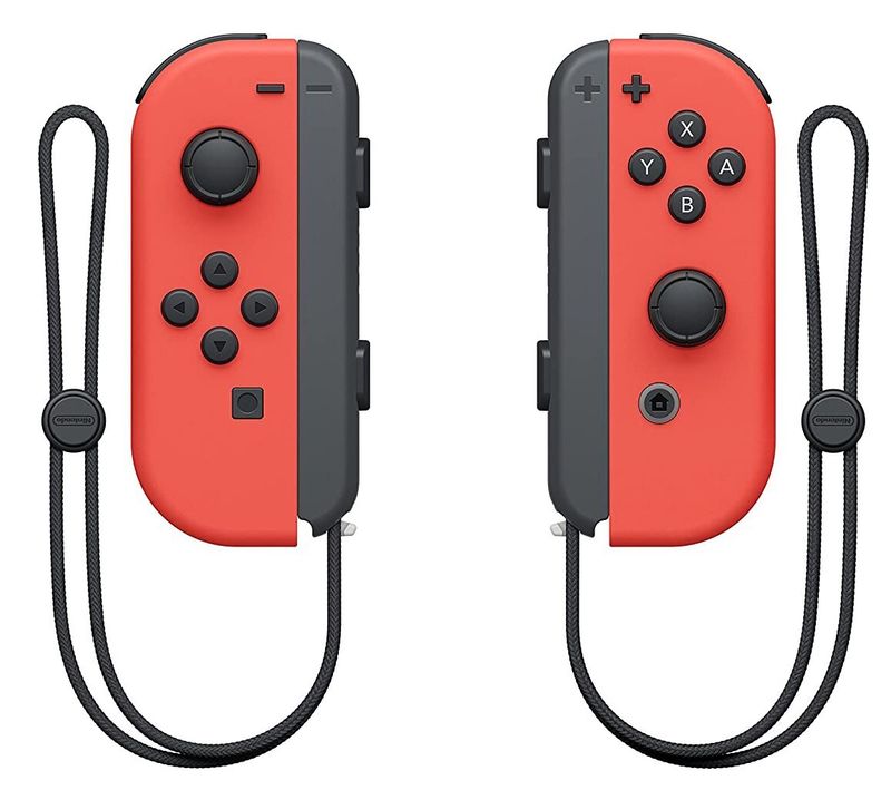 Red Nintendo Switch Joy Con Set (Hall-Effect Joysticks)