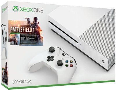 Xbox One S Console (Battlefield 1) Bundle | 500GB
