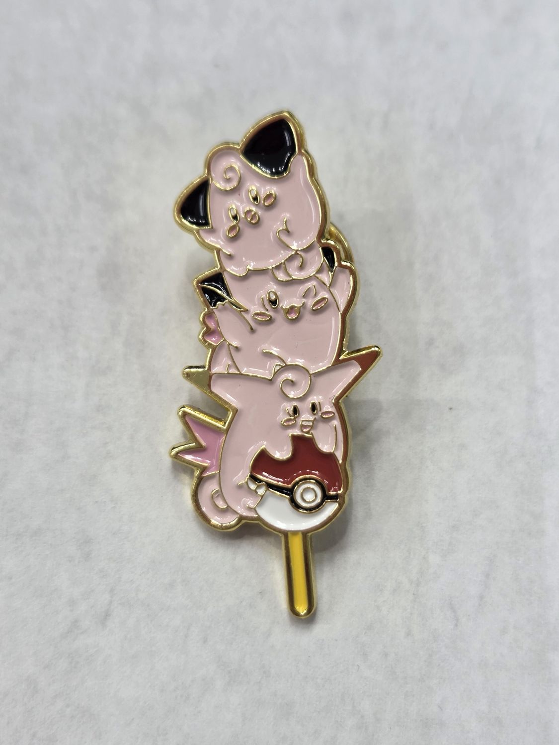 Cleffa, Clefairy, Cleffable Ice Cream Enamel Pin
