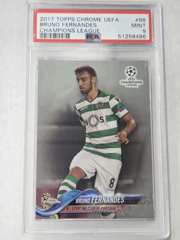 PSA - 9 - 2017 Topps Chrome UEF A Bruno Fernandes Champions League #66 - [51258486]