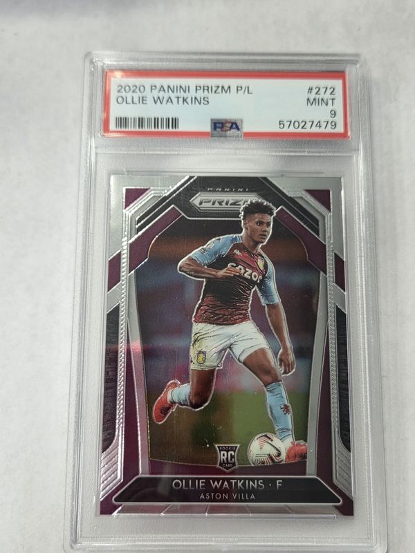 PSA - 9 - 2020 Panini Prizm P/L Ollie Watkins #272 [57027479]