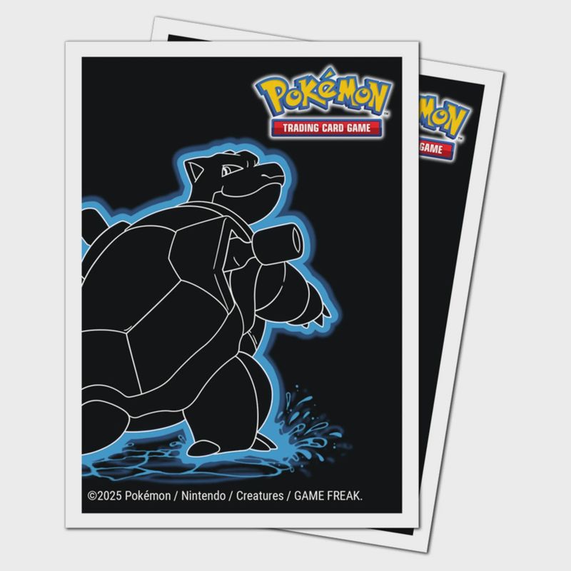 Pokemon - Neon Kanto Blastoise - Ultra Pro Apex Standard Sleeves [150 Count]
