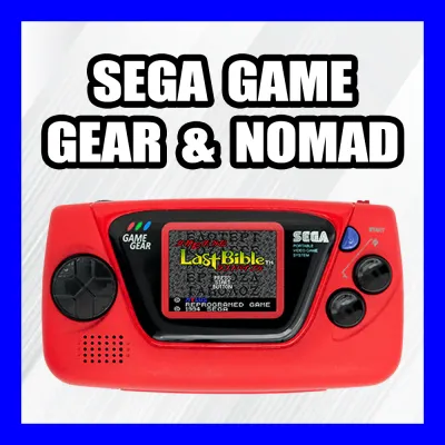 SEGA GAME GEAR AND NOMAD