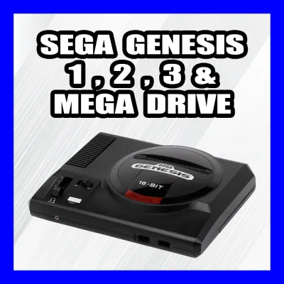 SEGA GENESIS 1, 2 OR 3 &amp; MEGA DRIVE