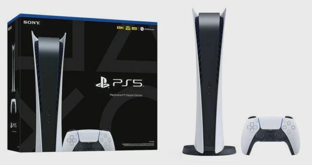 Playstation 5 Digital Ver. Console (White), Condition: New/Sealed