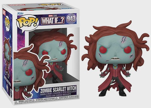 Funko Pop! #943 Zombie Scarlet Witch - Marvel Studios What If...?, Condition: Good, Exclusive: None, Variant: None