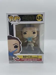 #434 Star Wars - Rey (Two Lightsabers) - Funko Pop!, Condition: Damaged, Exclusive: None, Variant: None