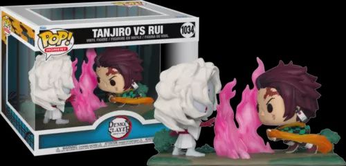 Funko Pop! #1034 Tanjiro VS Rui - Demon Slayer, Condition: Good, Exclusive: None, Variant: None