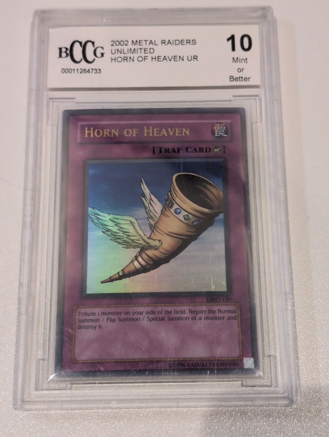 2002 Yugioh Metal Raiders RD-130 Horn of Hean UR - BCCG