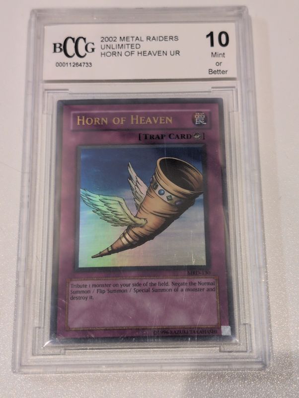 2002 Yugioh Metal Raiders RD-130 Horn of Hean UR - BCCG