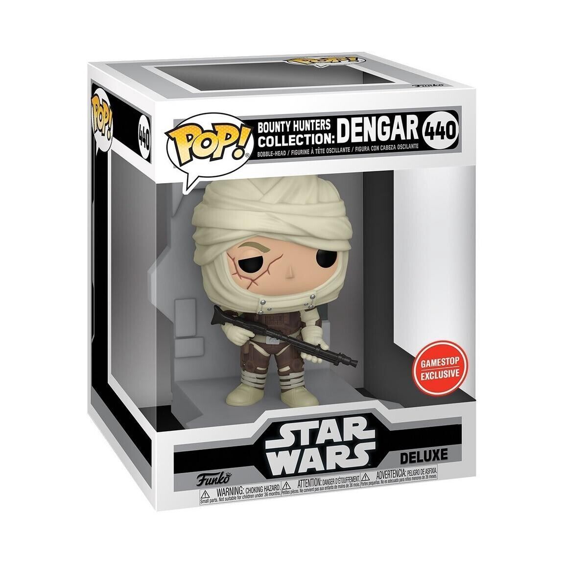 Funko Pop! #440 Dengar - Star Wars: Bounty Hunter Colllection, Condition: Good, Exclusive: Gamestop Exclusive, Variant: None