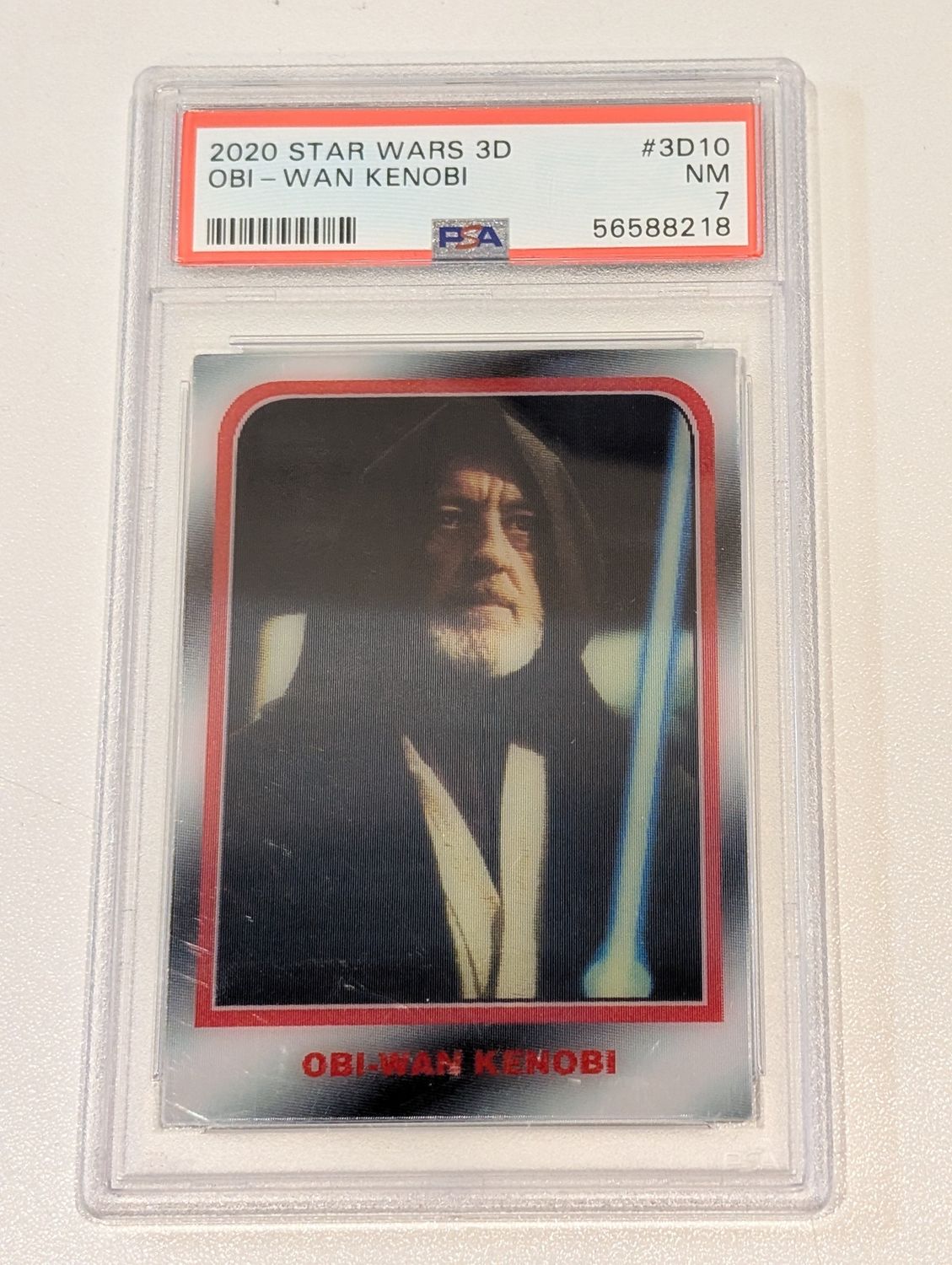 2020 Topps Star Wars 3d Lenticular #3D-10 PSA - 7