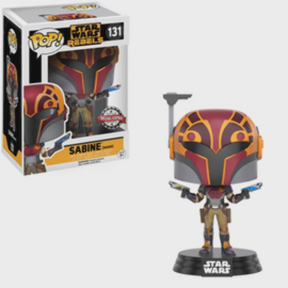 Funko Pop! #131 Sabine (Masked) - Star Wars Rebels, Condition: Good, Exclusive: Special Edition, Variant: None