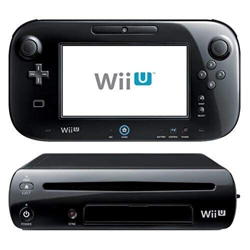 Nintendo Wii U Console - Black 32GB, Condition: Loose