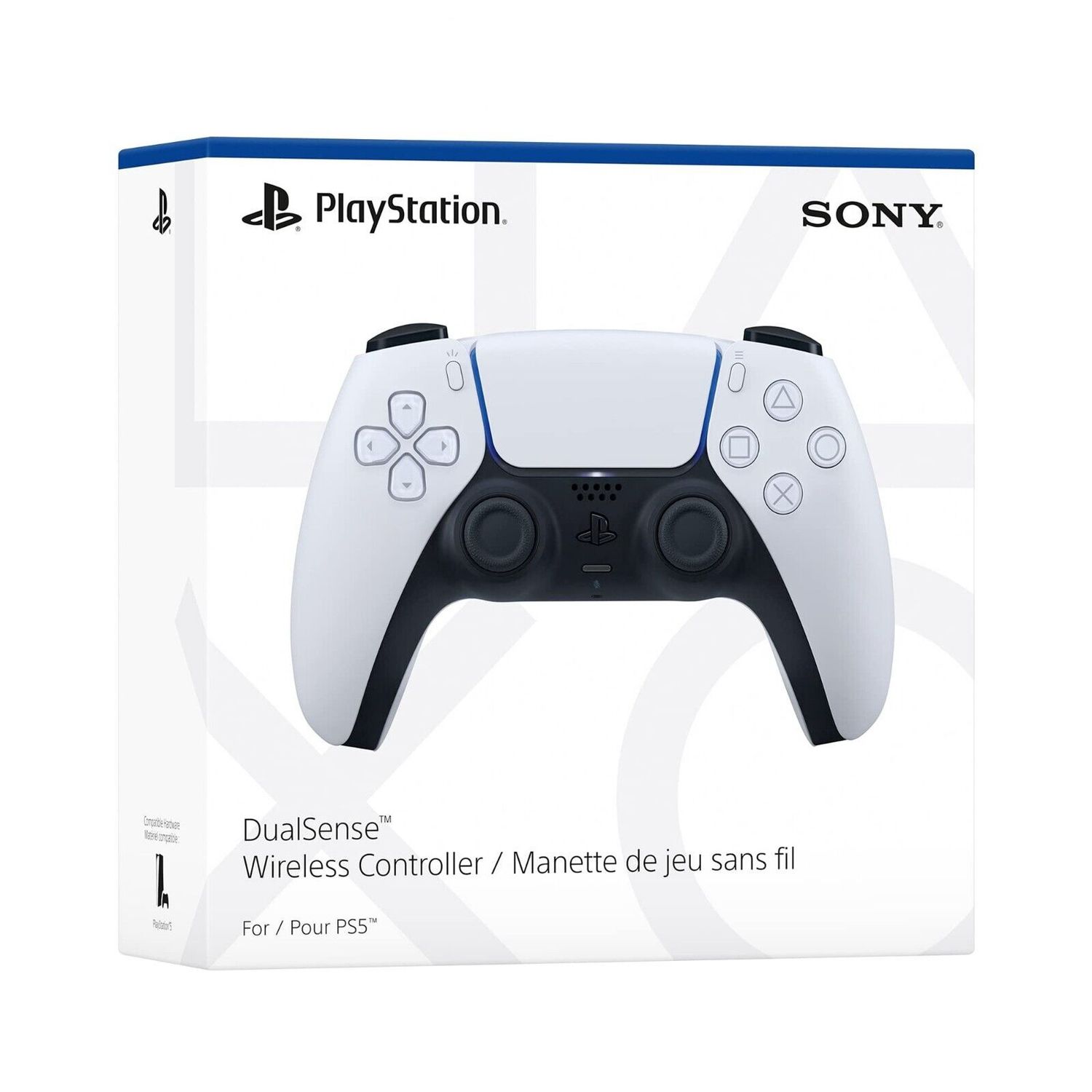 Playstation 5 Dualsense Controller (White), Condition: New/Sealed