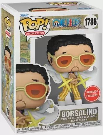 #1786 One Piece - Borsalino - Gamestop Exclusive - Funko Pop!, Condition: Good