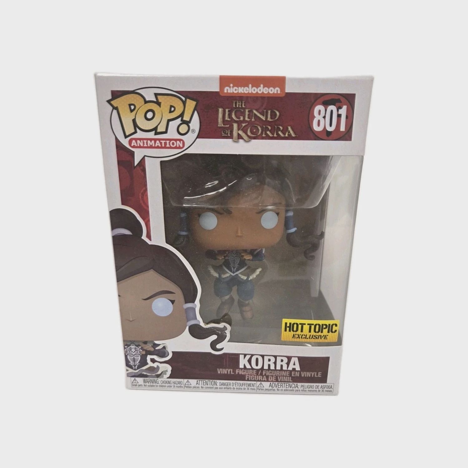 #801 Legend of Korra - Korra - Hot Topic Exclusive - Funko Pop!, Variant: Non-Chase