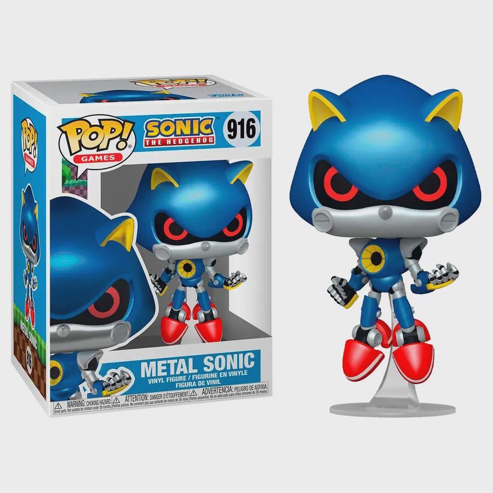 Funko Pop! #916 Metal Sonic - Sonic the Hedgehog, Condition: Good, Exclusive: None, Variant: None