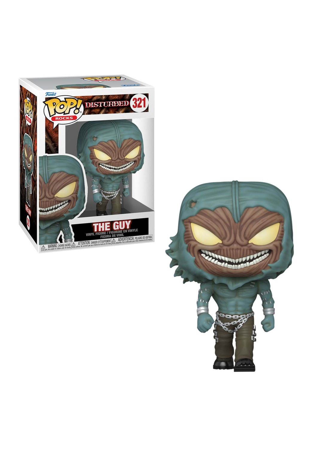 Funko Pop! #321 The Guy - Disturbed, Condition: Good