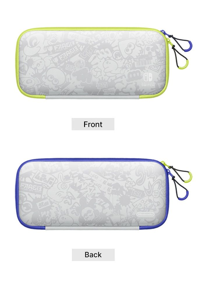 Nintendo Switch Carrying Case and Screen Protector Splatoon 3 Edition