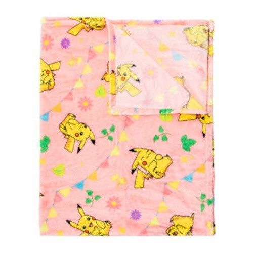 Pokemon Pink Pikachu Silk Touch Throw Blanket