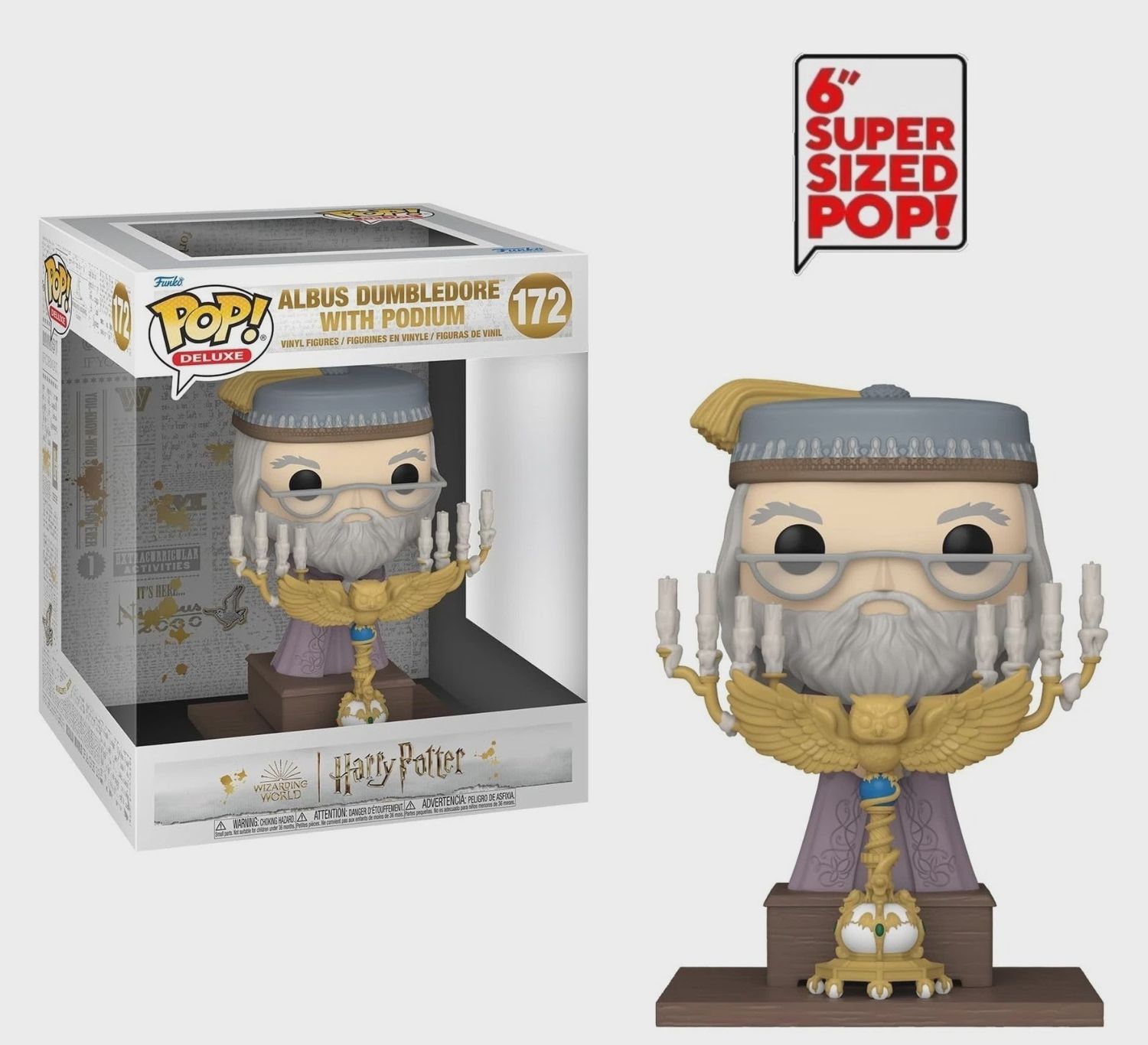 #172 Harry Potter - Albus Dumbledore With Podium - Funko Pop!