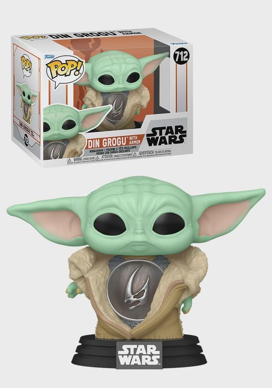 #712 Star Wars - Din Grogu With Armor - Funko Pop!