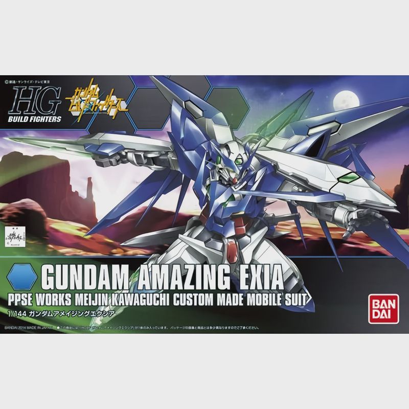 Bandai HGBF #16 1/144 PPGN-001 Gundam Amazing Exia Model Kit