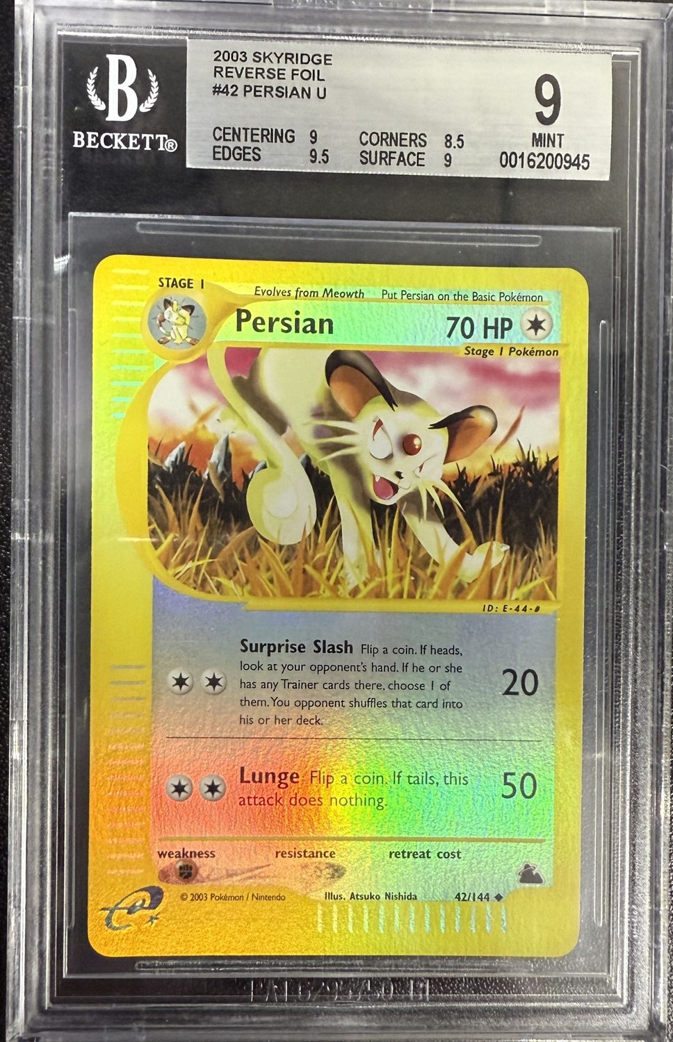 BGS 9 - 2003 Skyridge Reverse Foil #42 Persian U [0016200945]