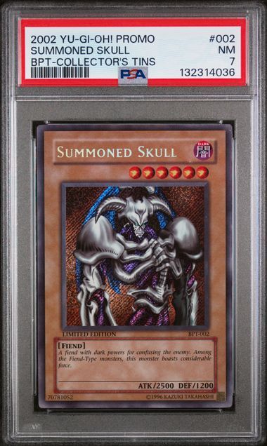 PSA 7 - 2002 Yu-Gi-Oh! PROMO Summoned Skull BPT - Collector's Tins #002 [132314036]