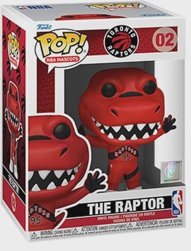 Funko Pop! # 02 The Raptor - Toronto Raptors, Condition: Good, Exclusive: None, Variant: None