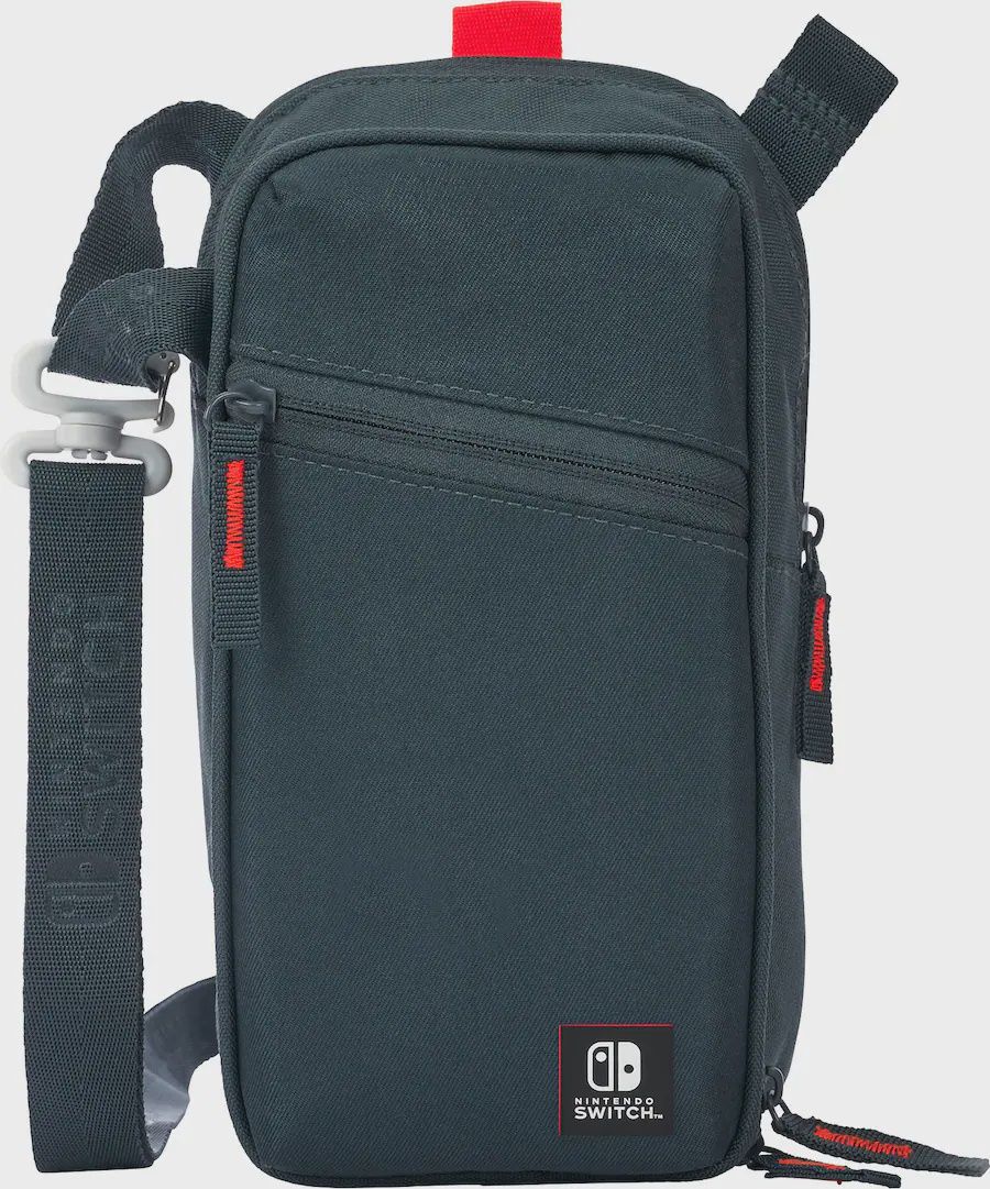 Nintendo Switch Crossbody Bag - Gray/Red