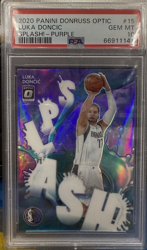 PSA 10 - 2020 Panini Donruss Optic Luka Doncic Splash! - Purple #15 [66911141]