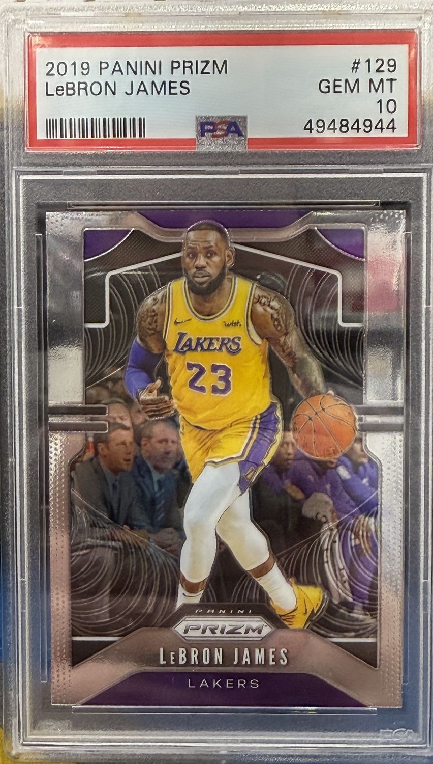 PSA 10 - 2019 Panini Prizm Lebron James #129 [49484944]