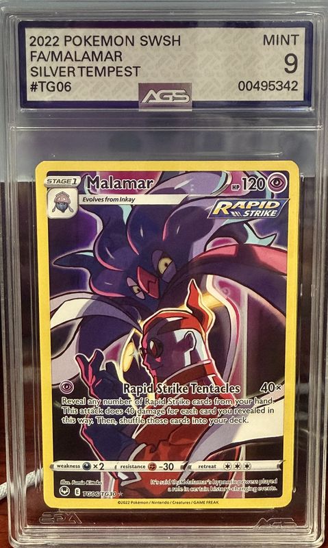 AGS 9 - 2022 Pokemon FA/Malamar  Silver Tempest #TG06 [00495342]