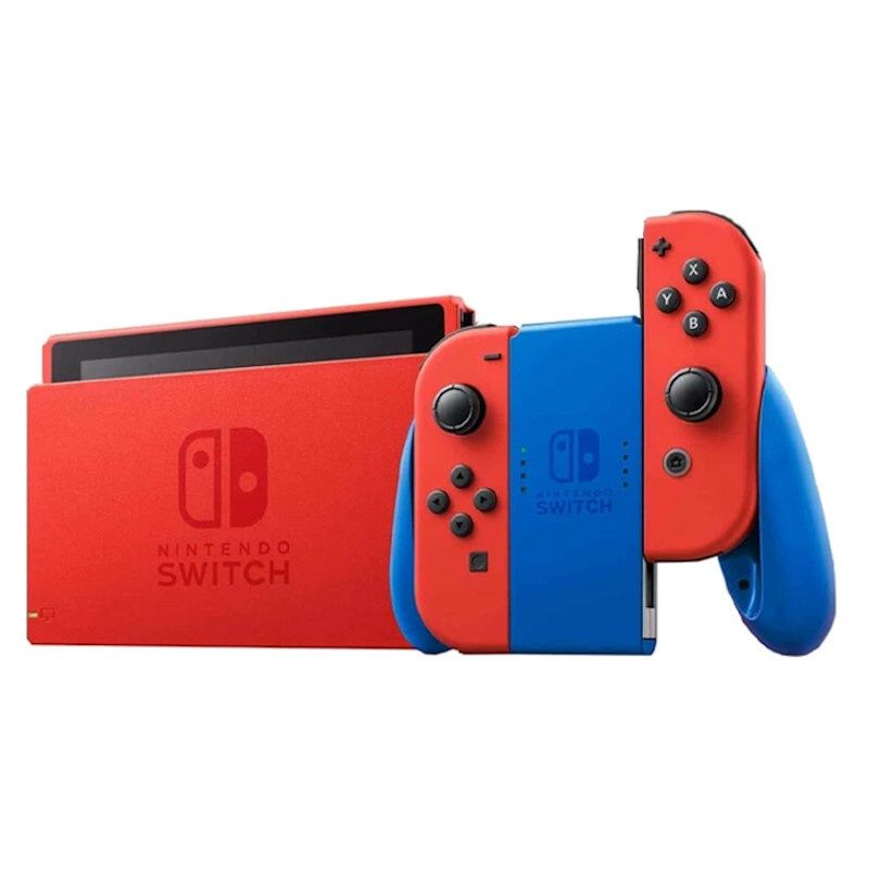 Nintendo Switch Mario Red &amp; Blue Edition (Carrying Case Included)
