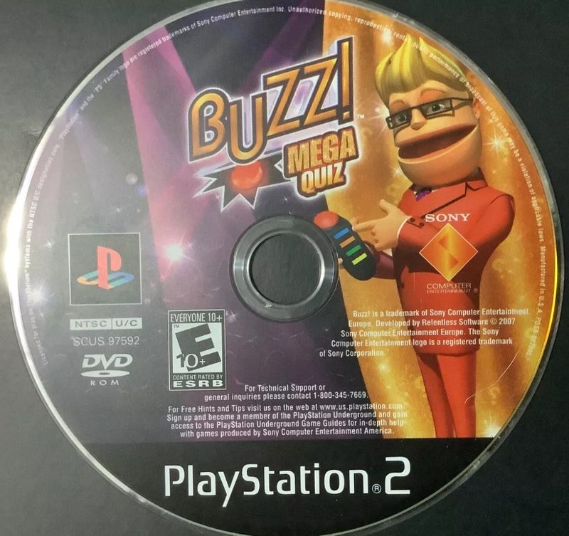 Buzz! The Mega Quiz - Playstation 2