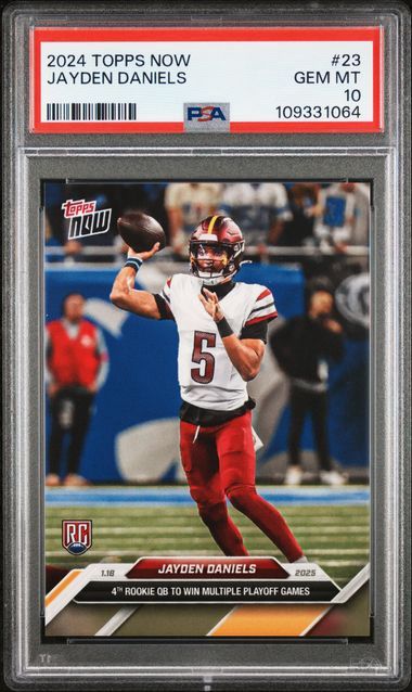 PSA 10 - 2024 TOPPS NOW #23 JAYDEN DANIELS [109331064]